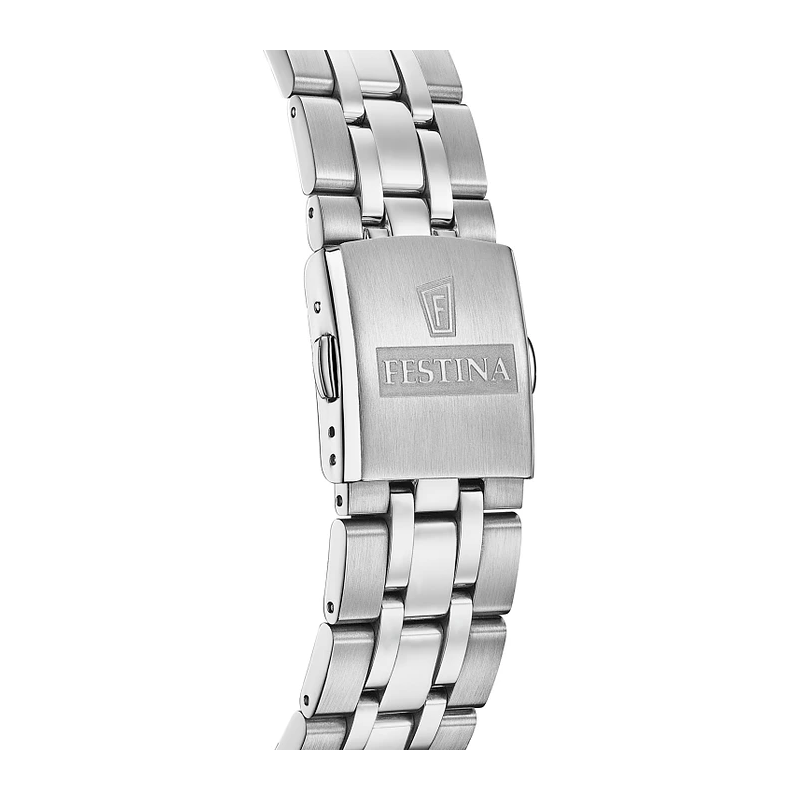 Orologio Uomo Festina F20151/D Automatico in Acciaio Inox Silver Vetro Zaffiro 44mm