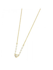 Collana Donna Marlù Nel Mio Cuore 15CN031G-W in Acciaio Oro Cuore con Cristalli