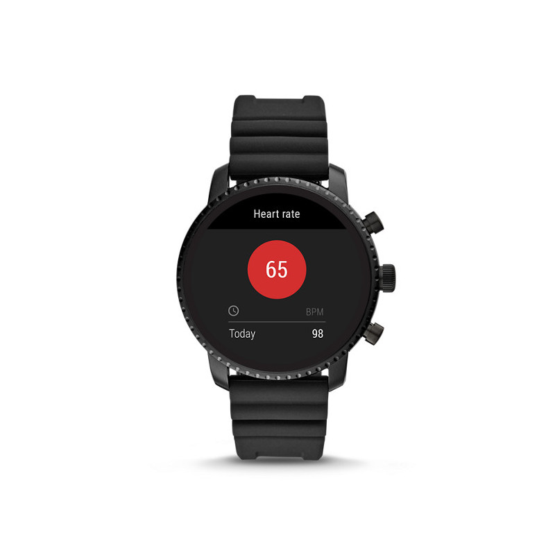 Men s smartwatch fossil q explorist hr 44mm FTW4018