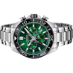 Orologio Cronografo Uomo Festina F20042/3 Swiss Made in Acciaio Silver 44mm