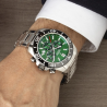 Orologio Cronografo Uomo Festina F20042/3 Swiss Made in Acciaio Silver 44mm