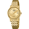 Orologio Solo Tempo Uomo Festina F20021/2 Swiss Made in Acciaio Oro 29mm