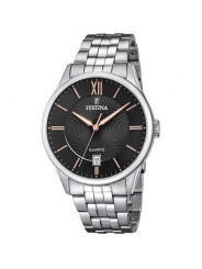 Orologio Solo Tempo Uomo Festina Acero Clasico F20425/6 in Acciaio 43mm Silver