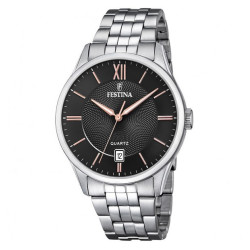 Orologio Solo Tempo Uomo Festina Acero Clasico F20425/6 in Acciaio 43mm Silver