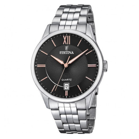 Orologio Solo Tempo Uomo Festina Acero Clasico F20425/6 in Acciaio 43mm Silver
