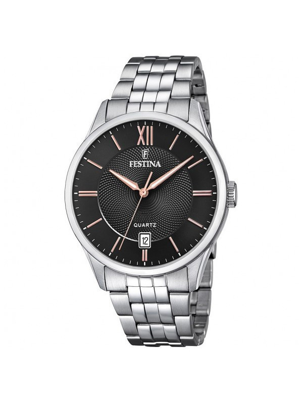 Orologio Solo Tempo Uomo Festina Acero Clasico F20425/6 in Acciaio 43mm Silver
