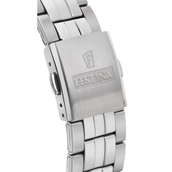 Orologio Solo Tempo Uomo Festina Acero Clasico F20425/6 in Acciaio 43mm Silver