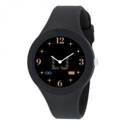 Orologio Donna Smartwatch Liujo Luxury Voice Paint SWLJ121 Cinturino Silicone Nero