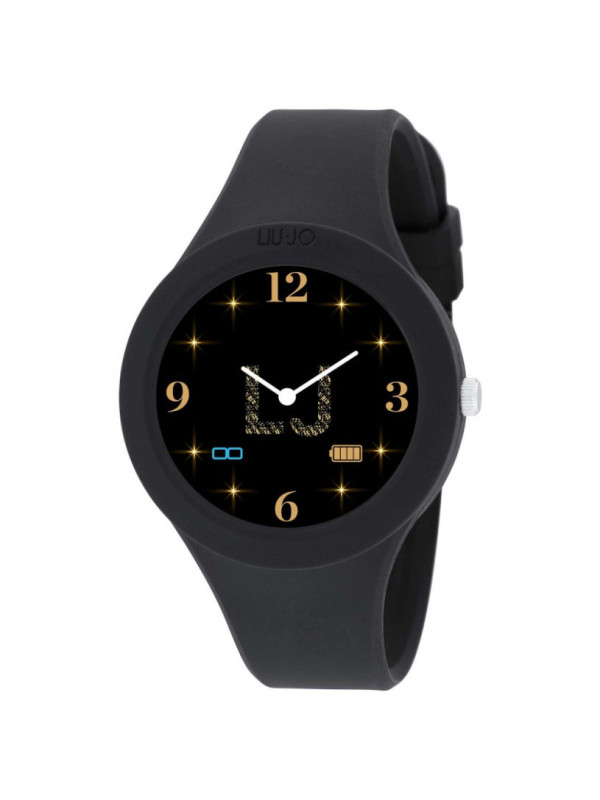 Orologio Donna Smartwatch Liujo Luxury Voice Paint SWLJ121 Cinturino Silicone Nero