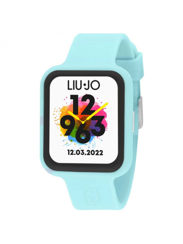 Orologio Donna Smartwatch Liujo SWLJ133 Luxury Voice Fancy in Silicone Azzurro