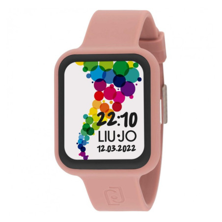 Orologio Donna Smartwatch Liujo SWLJ137 Luxury Voice Fancy in Silicone Rosa nude