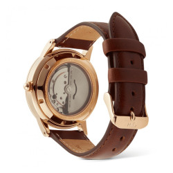 Orologio Uomo Daniel Wellington iconic link automatic DW00100758 Cinturino Pelle Marrone 40mm