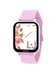 Orologio Smartwatch Donna Liujo Luxury Voice Energy SWLJ112 Cinturino Silicone Rosa