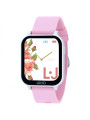 Orologio Smartwatch Donna Liujo Luxury Voice Energy SWLJ112 Cinturino Silicone Rosa