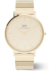 Orologio Uomo Daniel Wellington Classic piano link DW00100779 in Acciaio Oro