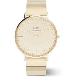 Orologio Uomo Daniel Wellington Classic piano link DW00100779 in Acciaio Oro