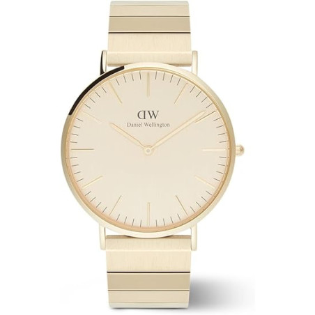Orologio Uomo Daniel Wellington Classic piano link DW00100779 in Acciaio Oro