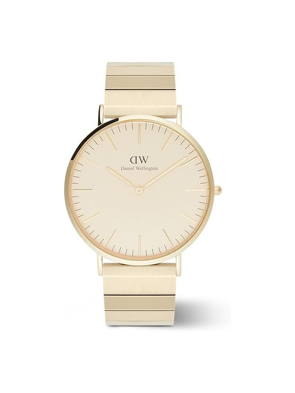 Orologio Uomo Daniel Wellington Classic piano link DW00100779 in Acciaio Oro
