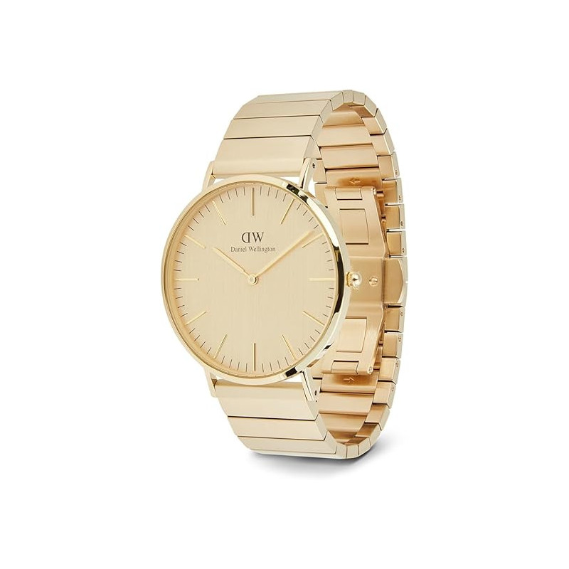 Orologio Uomo Daniel Wellington Classic piano link DW00100779 in Acciaio Oro