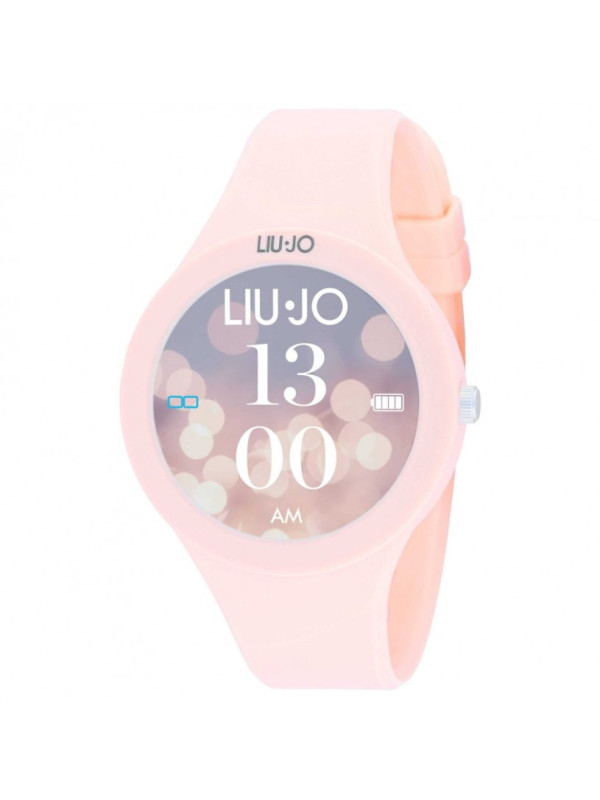 Orologio Donna Smartwatch Liujo Luxury Voice Paint SWLJ126 Cinturino Silicone Rosa