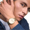 Orologio Uomo Daniel Wellington Classic piano link DW00100779 in Acciaio Oro