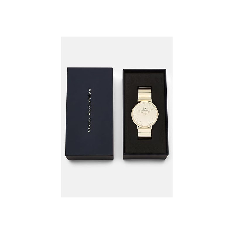 Orologio Uomo Daniel Wellington Classic piano link DW00100779 in Acciaio Oro