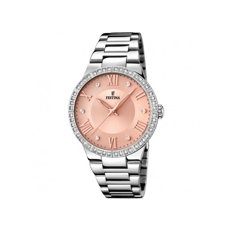 Orologio Solo Tempo Donna Festina F16719-3 Mademoiselle in Acciaio Silver 36,5mm Orologio Solo Tempo Donna Festina F16719-3 Mademoiselle in Acciaio Silver 36,5mm