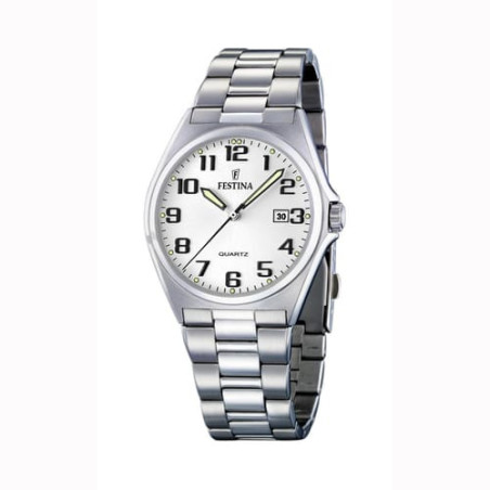 Orologio Uom Festina Classic F16374/9 in Acciaio Silver 40mm