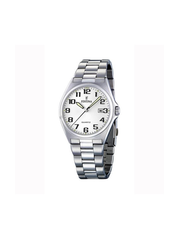 Orologio Uom Festina Classic F16374/9 in Acciaio Silver 40mm