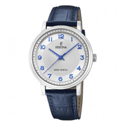Orologio Uomo Festina Solar Energy F20660/1 Acciaio Cinturino Blu 41mm