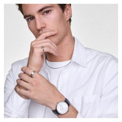 Orololgio Uomo Daniel Wellington DW00100832 Classic day display Cinturino Pelle Nero
