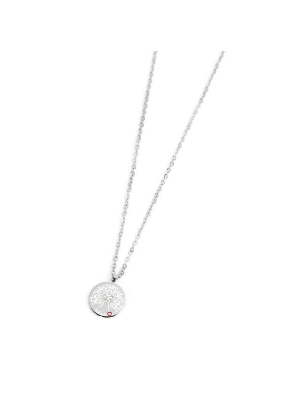 Collana Donna Marlù Nel Mio Cuore 15CN024 in Acciaio con Albero della Vita