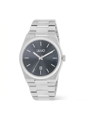 Orologio Uomo Liujo TLJ2539 Cool Nero in Acciaio Silver 40mm