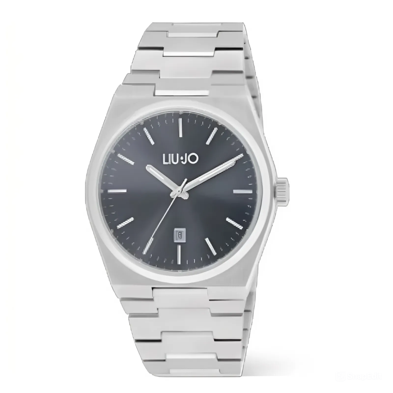 Orologio Uomo Liujo TLJ2539 Cool Nero in Acciaio Silver 40mm Orologio Uomo Liujo TLJ2539 Cool Nero in Acciaio Silver 40mm