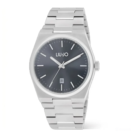 Orologio Uomo Liujo TLJ2539 Cool Nero in Acciaio Silver 40mm