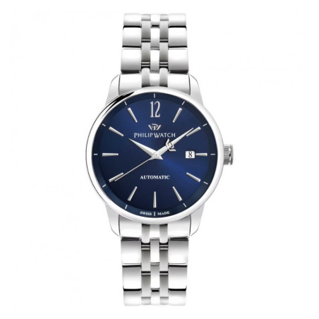 Orologio Uomo Automatico Philip Watch Anniversary R8223150005 Acciaio Silver 40mm