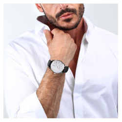 Orologio Uomo Philip Watch Sunray R8251180019 Cinturino Pelle Nero