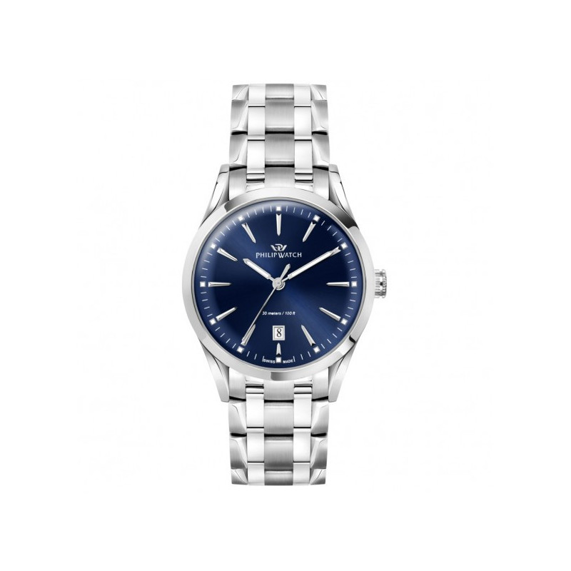 Orologio Uomo Philip Watch Sunray R8253180004 Acciaio 39mm Orologio Uomo Philip Watch Sunray R8253180004 Acciaio 39mm