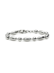 Bracciale Donna Marlù Namastè 13BR091-M in Acciaio Colore Argento