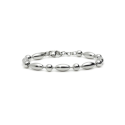Bracciale Donna Marlù Namastè 13BR091-M in Acciaio Colore Argento