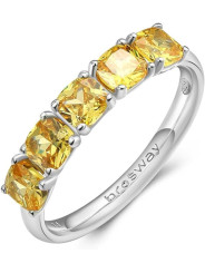 Anello Donna Brosway Fancy FEY14D in Argento 925% Silver e Cristalli Gialli