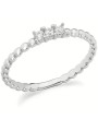 Anello Donna Ambrosia in Oro Bianco 375% con Zirconi KAAZ 014