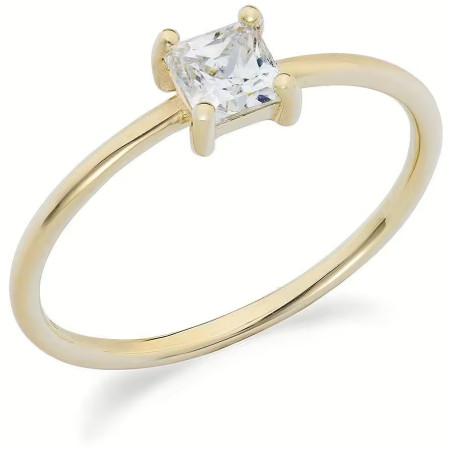 copy of Anello Donna Ambrosia in Oro Bianco 375% con Zirconi KAAZ 011