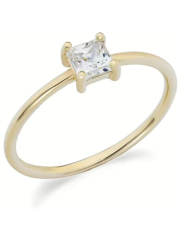 copy of Anello Donna Ambrosia in Oro Bianco 375% con Zirconi KAAZ 011