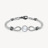 Bracciale Uomo Brosway Poseidon BPN11 in Acciaio Silver Rosa dei Venti
