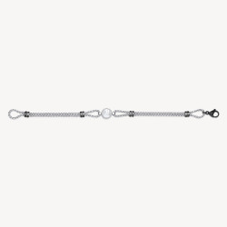 Bracciale Uomo Brosway Poseidon BPN11 in Acciaio Silver Rosa dei Venti