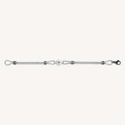 Bracciale Uomo Brosway Poseidon BPN11 in Acciaio Silver Rosa dei Venti