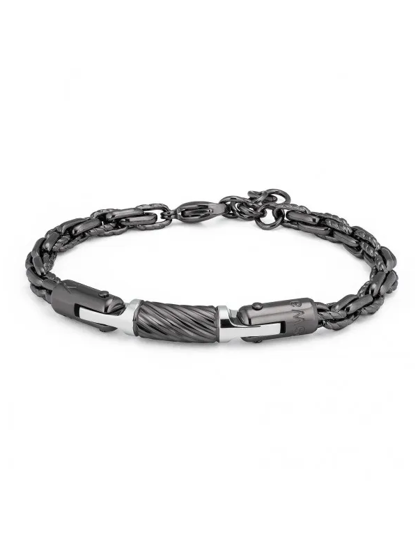 Bracciale Uomo Brosway Bounty BOU13 in Acciaio Pvd Nero
