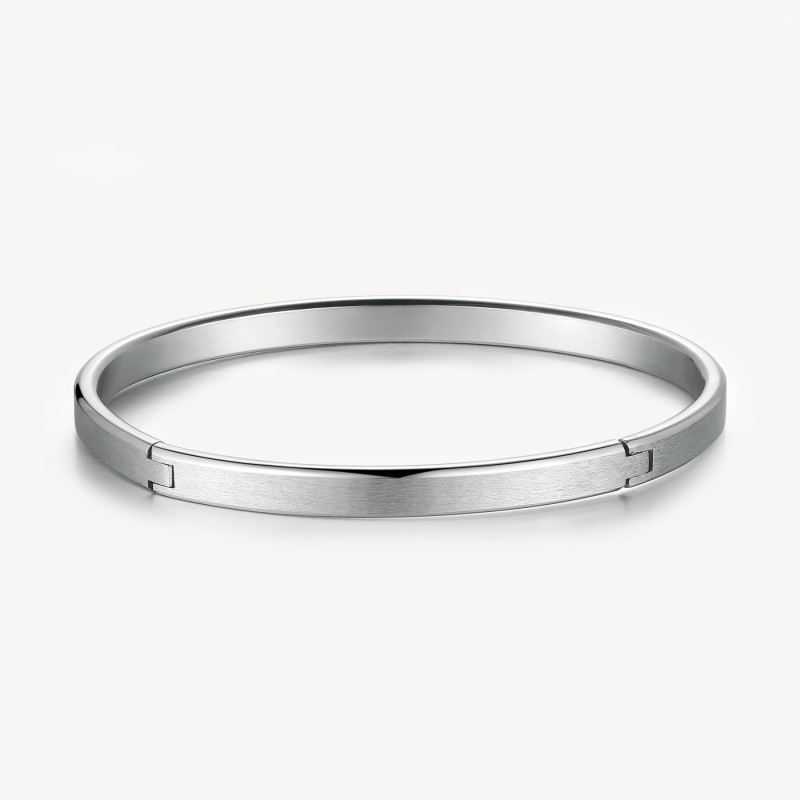Bracciale Uomo Brosway Ink BIK17 Rigido in Acciaio Silver Bracciale Uomo Brosway Ink BIK17 Rigido in Acciaio Silver