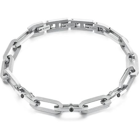 Bracciale Uomo Catena Brosway Caliburn BBU11 in Acciaio Silver